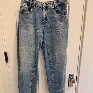 Free People Barrel Jeans Size 30 Worn Once